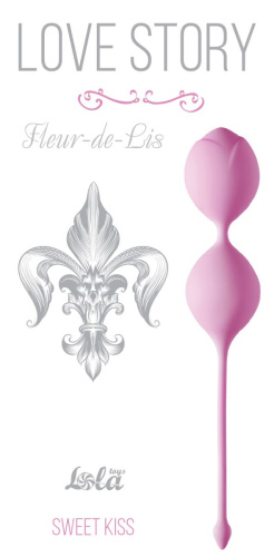 Розовые вагинальные шарики Fleur-de-lisa фото 2