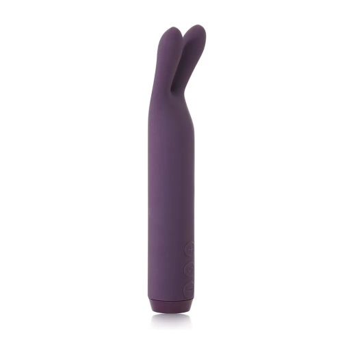 Фиолетовый вибратор с ушками Rabbit Bullet Vibrator - 8,9 см. фото 3