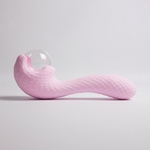 Розовый вибромассажёр с деликатными токами фото 5 Розовый вибромассажёр с деликатными токами фото 5