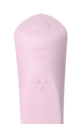 Нежно-розовый гибкий водонепроницаемый вибратор Sirens Venus - 22 см. фото 10