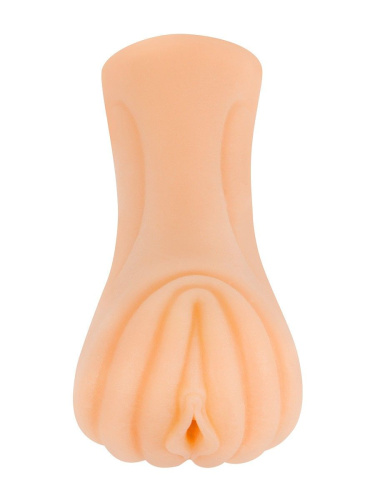 Эластичный мастурбатор в виде вагины телесного цвета фото 5