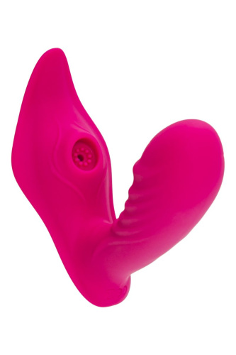 Ярко-розовый стимулятор точки G с вакуум-волновой стимуляцией Shani фото 2