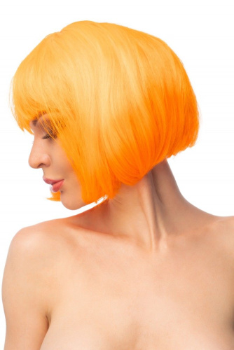 Оранжевый парик  Аки фото 2