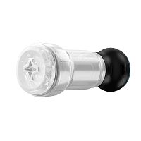 Набор PowerBlow & Feel Pocket Stroker Crystal: мастурбатор и интерактивная насадка