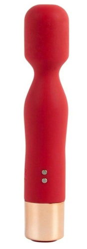 Красный вибратор с 7 режимами вибрации - 14,4 см. фото 3