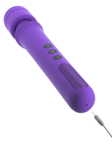 Фиолетовый вибромассажер Rechargeable Power Wand фото 2