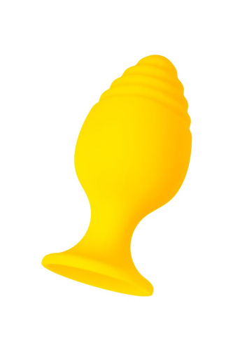 Желтая анальная втулка Riffle - 7,5 см. фото 4