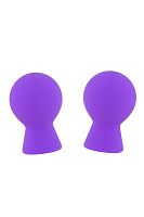 Фиолетовые присоски для груди Nipple Suckers