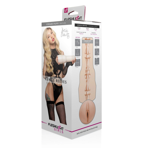 Мастурбатор-вагина Fleshlight Girls - Kenzie Reeves Cream Puff фото 2