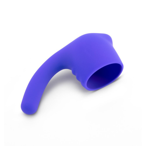 Фиолетовая насадка для wand-вибромассажера Deluxe Silicone G-Spot Wand Attachment фото 4