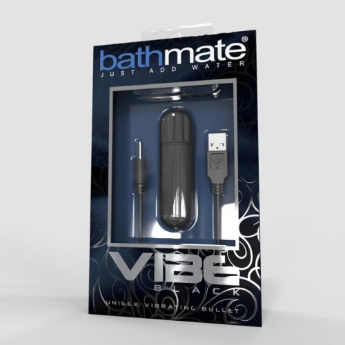 Чёрная перезаряжаемая вибропуля Bathmate Vibrating Bullet Vibe Black фото 4