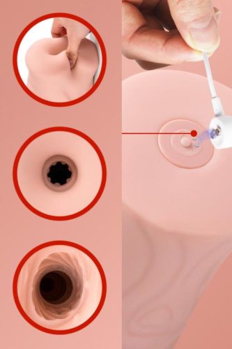 Большой реалистичный мастурбатор с функцией пенетрации фото 5