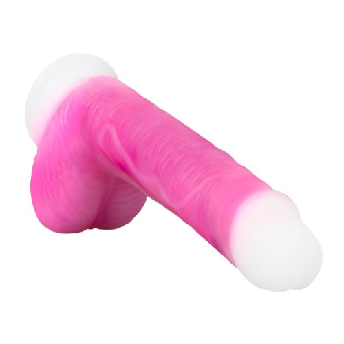 Розовый ротатор-реалистик Roxy 8 Inch Gyrating Dildo - 21,6 см. фото 7