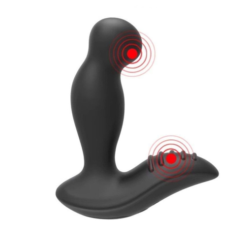 Черный вибромассажер простаты 3,5’’ P-spot Massager - 12,5 см. фото 4