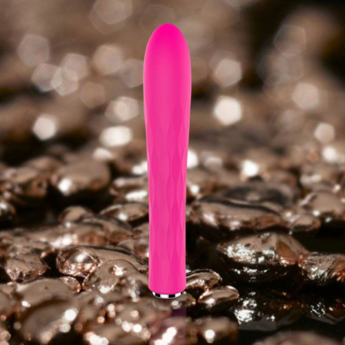 Металлический вибратор CiCi с силиконовой насадкой - 16,5 см. фото 5