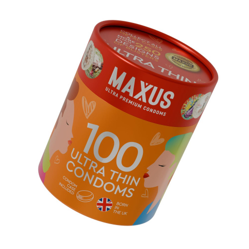 Ультратонкие презервативы Maxus Ultra Thin - 100 шт. фото 4