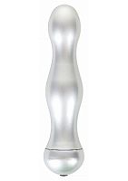 Вибратор Vibe Deluxe Silver - 16,5 см.