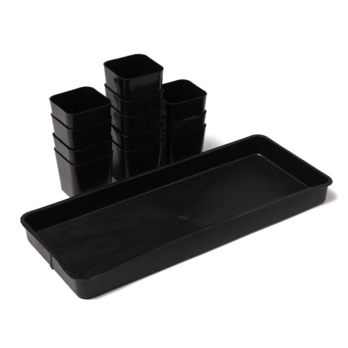 Набор для рассады: 12 стаканов (300 мл.) и поддон (43х18 см) фото 10