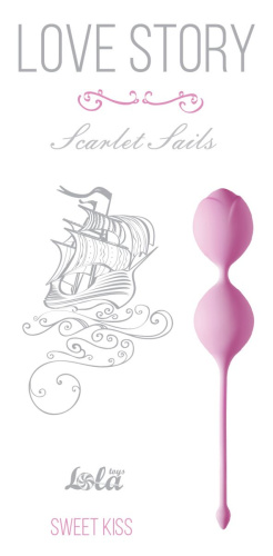 Розовые вагинальные шарики Scarlet Sails фото 2
