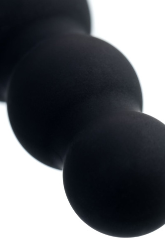 Черная анальная цепочка Carina - 19 см. фото 9
