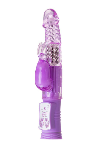 Фиолетовый вибратор High-Tech fantasy - 22,5 см. фото 2