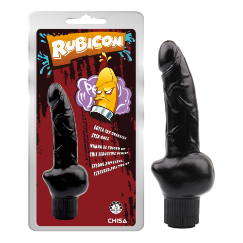 Черный вибратор-реалистик Obsidian Vibe Cock - 19 см. фото 2