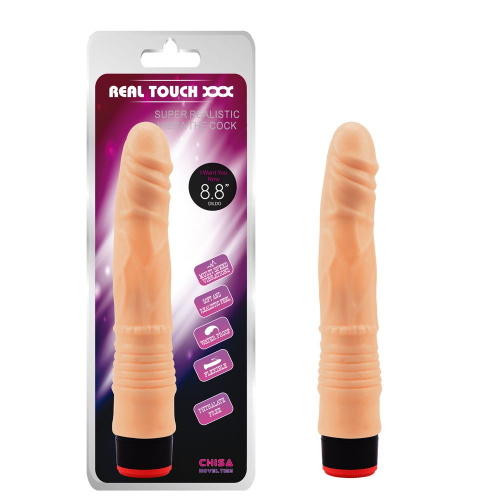 Телесный вибратор-реалистик 8.8” Vibe Cock - 21,5 см. фото 2