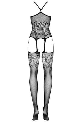 Комбинезон с открытыми бёдрами и крупным ажурным рисунком фото 6