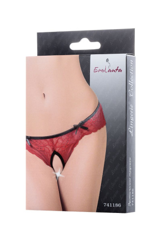 Кружевные эротические трусики с фигурными вырезами Alla фото 10