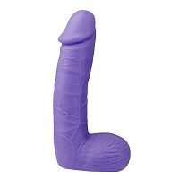 Фиолетовый фаллоимитатор XSKIN 6 PVC DONG - 15 см.