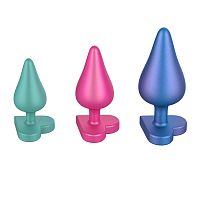 Набор из 3 анальных пробок Romp Luster