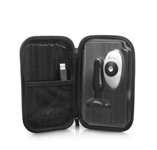 Анальная вибропробка чёрного цвета NOVICE REMOTE CONTROL PLUG BLACK - 10,2 см. фото 5