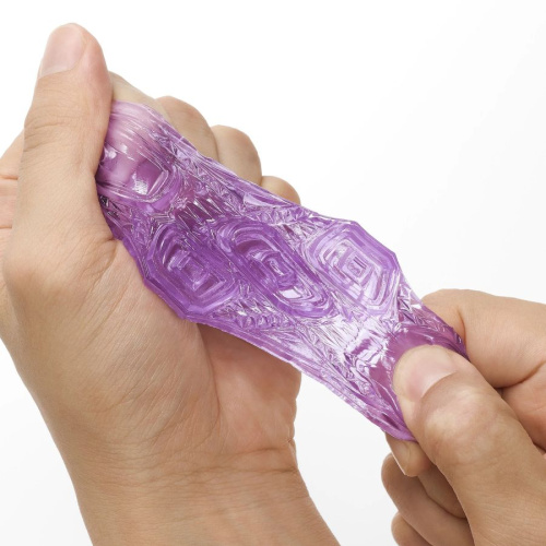 Фиолетовый мастурбатор-стимулятор Tenga Uni Amethyst фото 3