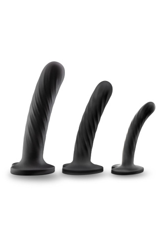 Набор из 3 стимуляторов со спиралевидным рельефом Twist Kit фото 2 Набор из 3 стимуляторов со спиралевидным рельефом Twist Kit фото 2