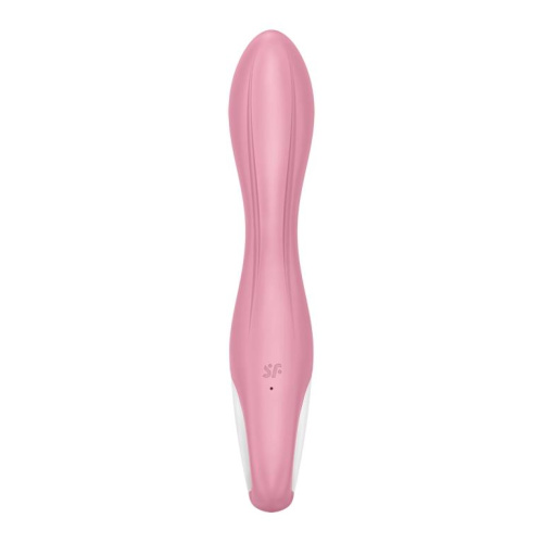 Розовый вибромассажер с функцией расширения Air Pump Vibrator 2 - 20,9 см. фото 5