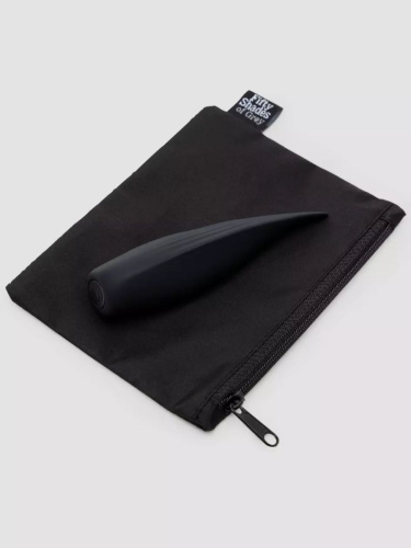 Черная вибропуля Sensation Rechargeable Flickering Tongue Vibrator фото 4