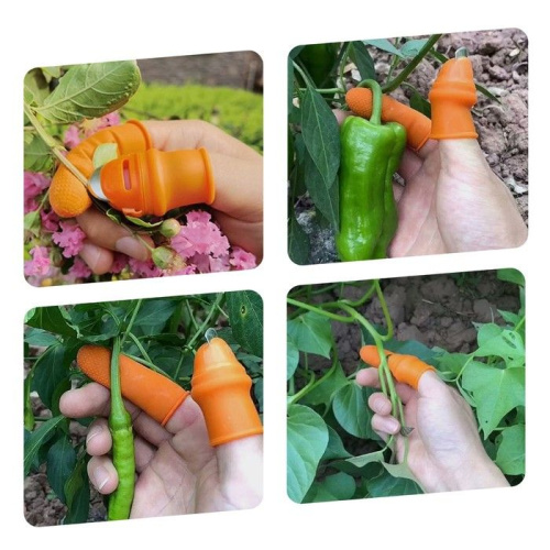 Напальчники с лезвием и металлической оплёткой для сбора урожая фото 8