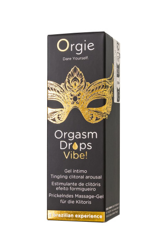 Возбуждающий гель для клитора ORGIE Orgasm Drops Vibe - 15 мл. фото 5