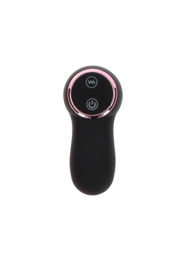Синяя анальная вибропробка Buttocks The Wild Magn Pulse Vibrating Plug - 15 см. фото 5