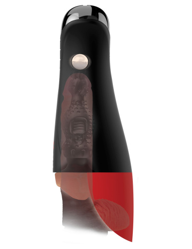 Мастурбатор-вагина в колбе с вибрацией Fuck-O-Matic Pro XL фото 3