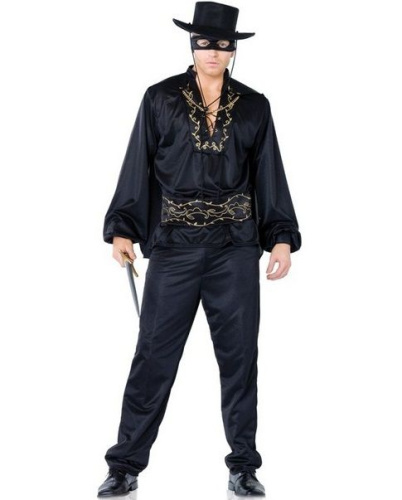 Костюм Зорро Masked Spanish Hero фото 2