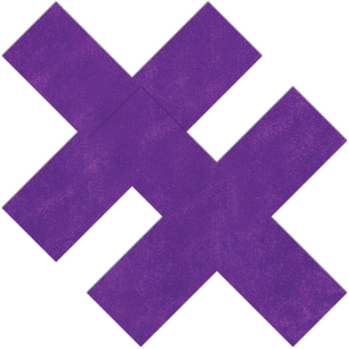 Фиолетовые пестисы в форме крестиков Фиолетовые пестисы в форме крестиков