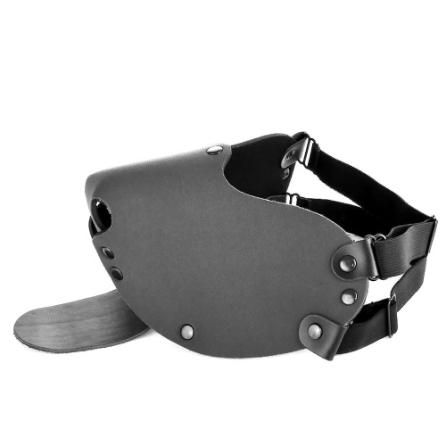 Черная неопреновая маска  Дог фото 2