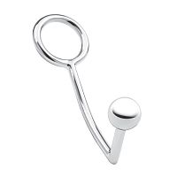 Кольцо на пенис с анальным стимулятором Stainless Steel Anal Hook & Cock Ring