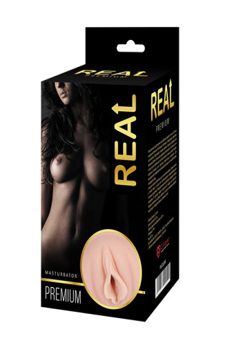 Реалистичный односторонний мастурбатор-вагина Real Women Dual Layer с двойной структурой фото 6