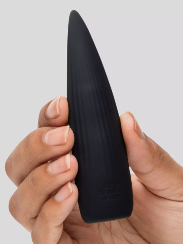 Черная вибропуля Sensation Rechargeable Flickering Tongue Vibrator фото 3