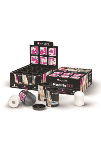 Набор из 12 мастурбаторов Mystim MasturbaTIN фото 4