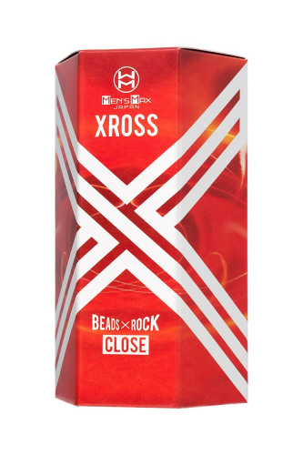 Прозрачный мастурбатор MensMax Xross Beads х Rock Close фото 7