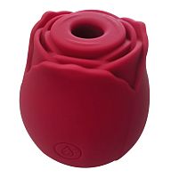 Изящный вакуумный стимулятор в форме розы