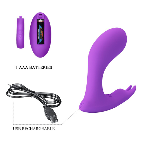 Фиолетовый стимулятор G-точки Idabelle - 10,1 см. фото 7